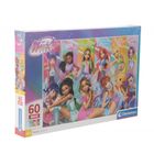 Clementoni, Super Kolor, Winx, puzzle maxi, 60 elementów