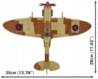 Cobi, Historical Collection WWII, Supermarine Spitfire Mk.IX E, klocki, 364 elementy