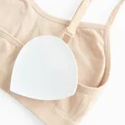 Cool Club, Biustonosz dziewczęcy, prążkowany, beżowy, mikrofibra