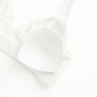 Cool Club, Biustonosz dziewczęcy, prążkowany, biały