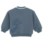 Cool Club, Bluza bejsbolówka chłopięca, rozpinana, niebieska, Auta