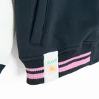 Cool Club, Bluza bejsbolówka dziewczęca, rozpinana, ocieplana, granatowa