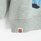 Cool Club, Bluza chłopięca, szara melanż, LEGO Ninjago