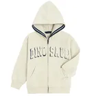 Cool Club, Bluza chłopięca z kapturem, rozpinana, beżowa