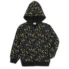 Cool Club, Bluza chłopięca z kapturem, rozpinana, czarna, Pokemon