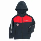 Cool Club, Bluza chłopięca z kapturem, rozpinana, niebiesko-czerwona, Hot Wheels