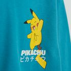 Cool Club, Bluza chłopięca z kapturem, turkusowa, Pokemon