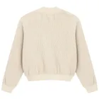 Cool Club, Bluza dziewczęca, rozpinana, welurowa, beżowa