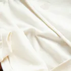 Cool Club, Bluza dziewczęca z kapturem, rozpinana, ocieplana, ecru