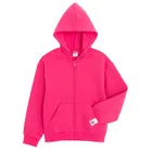 Cool Club, Bluza dziewczęca z kapturem, rozpinana, różowa