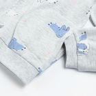 Cool Club, Bluza dziewczęca z kapturem, rozpinana, szara