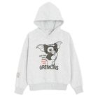 Cool Club, Bluza dziewczęca z kapturem, szara melanż, Gremlins