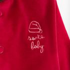 Cool Club, Bluza niemowlęca z kapturem, rozpinana, welurowa, czerwona