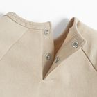 Cool Club, Bluzka chłopięca z długim rękawem, beżowa, Kubuś Puchatek