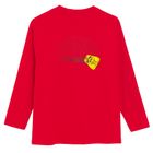 Cool Club, Bluzka chłopięca z długim rękawem, czerwona, Hot Wheels
