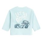 Cool Club, Bluzka chłopięca z długim rękawem, niebieska, Auta