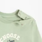 Cool Club, Bluzka chłopięca z długim rękawem, zielona