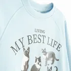 Cool Club, Bluzka dziewczęca z długim rękawem, niebieska