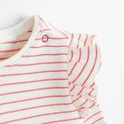 Cool Club, Bluzka dziewczęca z długim rękawem, prążkowana, biała