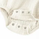 Cool Club, Body chłopięce z krótkim rękawem, muślinowe, beżowe