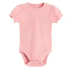 Cool Club, Body dziewczęce z krótkim rękawem, prążkowane, różowe, zestaw, 2 szt.