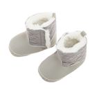 Cool Club, Buty niemowlęce, niechodki, szare, ocieplane