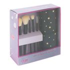Cool Club, Glow Girl, zestaw pędzli do makijażu z etui