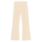 Cool Club, Jegginsy dziewczęce, flare, welurowe, prążkowane, beżowe