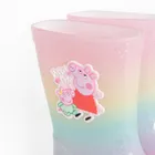Cool Club, Kalosze dziewczęce, różowe, podeszwa Barefoot, Świnka Peppa