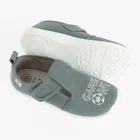 Cool Club, Kapcie chłopięce, szare, skórzana wkładka, Zdrowa Stopa