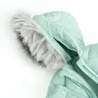 Cool Club, Kombinezon dziewczęcy z kapturem, ocieplany, miętowy