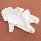 Cool Club, Kombinezon przejściowy niemowlęcy z kapturem, sztruksowy, beżowy