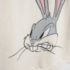 Cool Club, Komplet dziewczęcy, Bluza, Legginsy, ecru, grafitowy, Looney Tunes