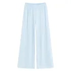 Cool Club, Komplet dziewczęcy, Bluzka z krótkim rękawem, Spodnie materiałowe, wide, niebieski