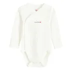 Cool Club, Komplet dziewczęcy, Body z długim rękawem, Półśpiochy, Pajac, Czapka, biały