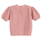 Cool Club, Komplet dziewczęcy, sweterkowy, Bluzka z długim rękawem, Spodnie, różowy