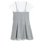 Cool Club, Komplet dziewczęcy, T-shirt, Sukienka na ramiączka, mix