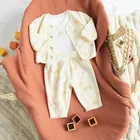 Cool Club, Komplet niemowlęcy, Bluza rozpinana, Body z długim rękawem, Półśpiochy, mix