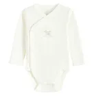 Cool Club, Komplet niemowlęcy, Body z długim rękawem, Pajac, Półśpiochy, Czapka, biały