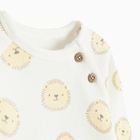 Cool Club, Komplet niemowlęcy, Body z długim rękawem, Półśpiochy, prążkowany, biały