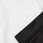 Cool Club, Komplet sportowy dziewczęcy, T-shirt, Legginsy kolarki, Worek, mix