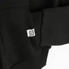 Cool Club, Krótka bluza dziewczęca z kapturem, rozpinana, czarna