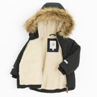 Cool Club, Kurtka chłopięca z kapturem, ocieplana, czarna