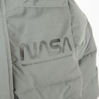 Cool Club, Kurtka chłopięca z kapturem, ocieplana, srebrna, NASA