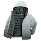 Cool Club, Kurtka chłopięca z kapturem, szara