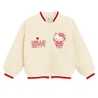 Cool Club, Kurtka dziewczęca, rozpinana, ecru, Hello Kitty