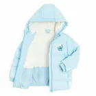 Cool Club, Kurtka dziewczęca z kapturem, ocieplana, niebieska, Lilo i Stitch