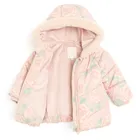 Cool Club, Kurtka dziewczęca z kapturem, ocieplana, różowa