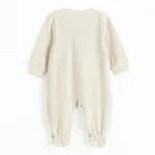 Cool Club, Pajac niemowlęcy, welurowy, beżowy