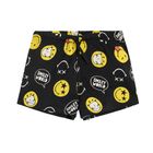 Cool Club, Piżama dziewczęca, biało-czarna, Smiley World